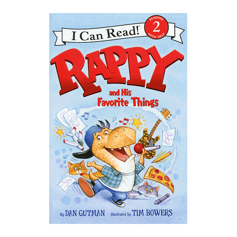进口英文原版Rappy and His Favorite Things 拉皮和他喜欢的东西 4-8岁i can read 2阶 英语绘本 童书 分级读物二阶段 柯林斯出版