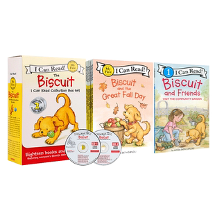 biscuit饼干狗英文原版绘本 全新29册 I can read my first小饼干狗分级读物icanread预备级初阶 汪培珽英文书单 儿童故事亲子阅读