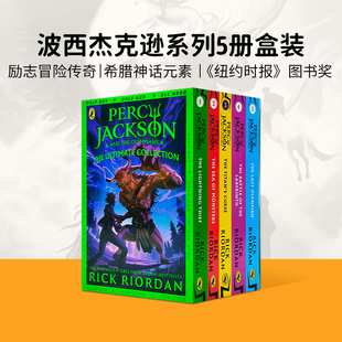 Percy 英文原版 青少年奇幻小说5册套装 波西杰克逊 Jackson