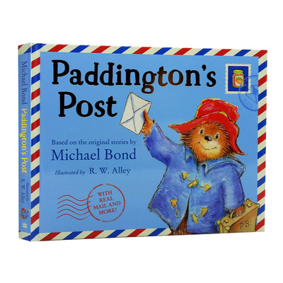 英文原版绘本 Paddington's Post 帕丁顿熊的信 4-8岁 精装Harper Collins柯林斯出版Michael Bond 作者 趣味童书