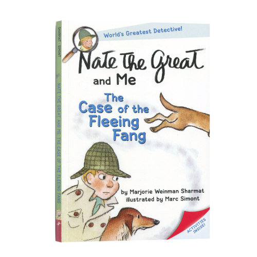 英文原版 侦探内特 Nate the Great and Me: The Case of the Fleeing Fang原版漫画书英文绘本