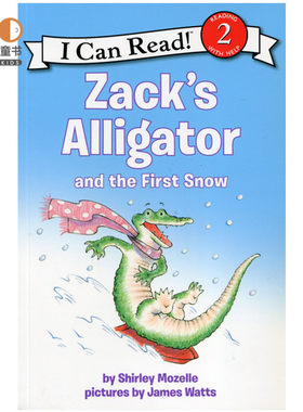 Zack's Alligator and the First Snow 扎克的鳄鱼和初雪原版漫画书英文绘本