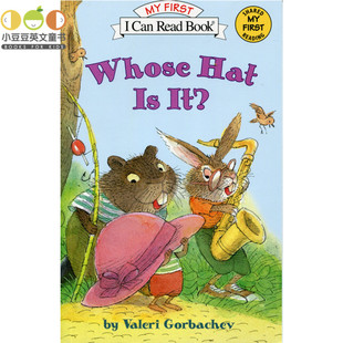正版 my first i can read 英文原版绘本 Whose Hat Is It?  那是谁的帽子？4-8岁 幼儿童英语绘本书 幼儿园课外 英语启蒙分级读物