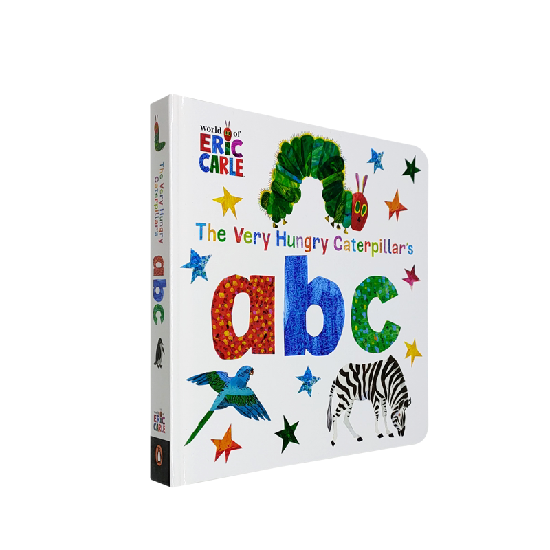 英文原版 好饿的毛毛虫的ABC The Very Hungry Caterpillar's ABC纸板书儿童幼儿启蒙英语绘本艾瑞卡尔爷爷原版漫画书英文绘本
