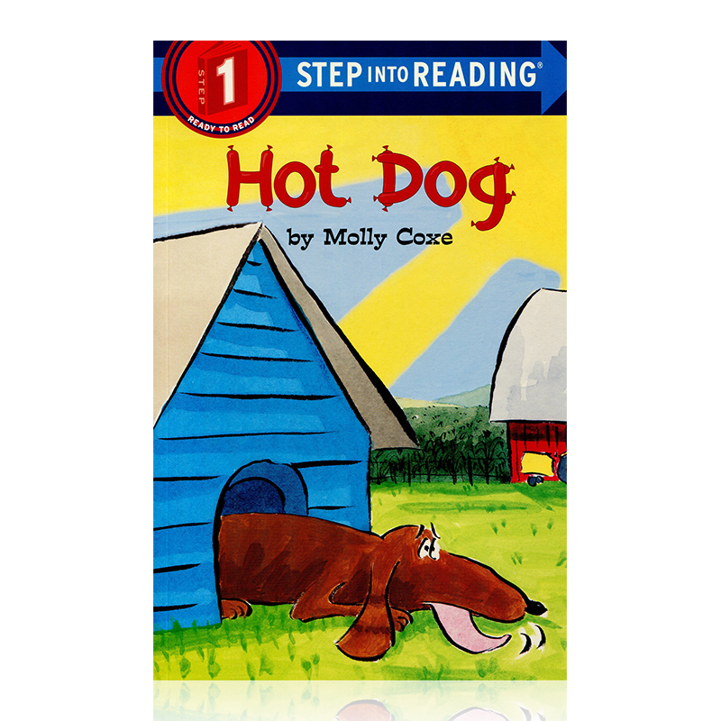 进口英文 热狗 企鹅兰登英语分级绘本第一阶 step into reading一阶 Hot Dog 3-8岁