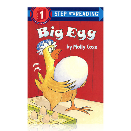 进口英文 巨蛋 企鹅兰登英语分级绘本第一阶 step into reading 一阶英文原版平装绘本 Big Egg