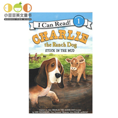 1幼儿园原版 Mud救生犬i 书 Ranch 宠物 icanread英语绘本 Charlie Dog 儿童英文原版 绘本 正版 read can the Stuck