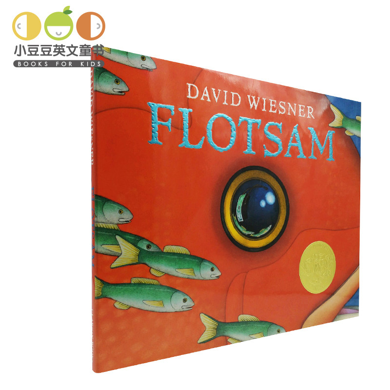 小豆豆英文童书 进口英文原版绘本Flotsam 海底的秘密 精装4-8岁 幼儿原版英语绘本书 儿童原版英文故事书 幼儿园老师推荐课外书