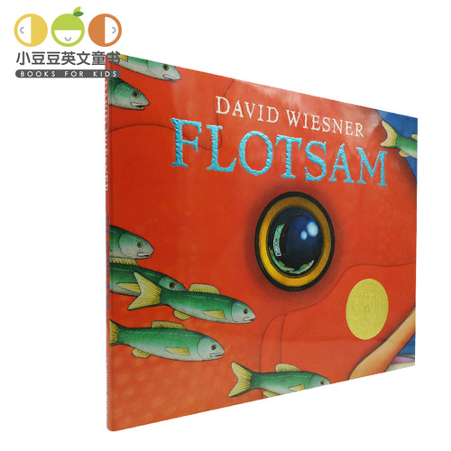 小豆豆英文童书 进口英文原版绘本Flotsam 海底的秘密 精装4-8岁 幼儿原版英语绘本书 儿童原版英文故事书 幼儿园老师推荐课外书