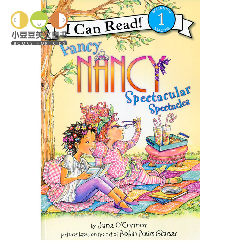正版 英文原版绘本 Fancy Nancy: Spectacular Spectacles漂亮南希i can read幼儿原版英语故事书 儿童