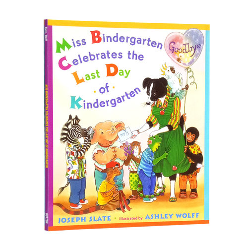 点读版 进口英文原版绘本 宾得小姐庆祝幼儿园的最后一天 Miss Bindergarten Celebrates the Last Day of Kindergarten吴敏兰书单