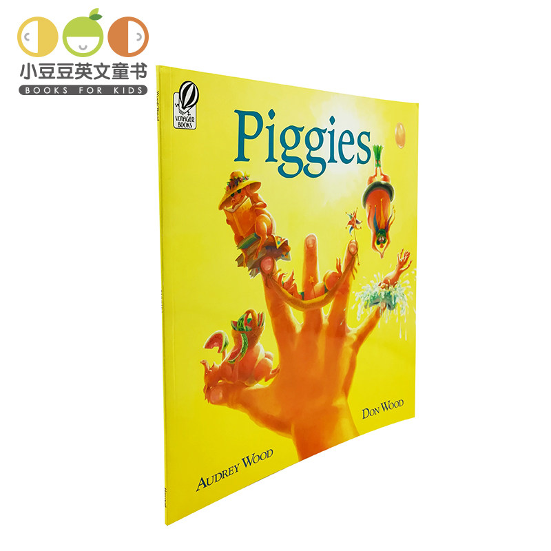 吴敏兰书单进口原版 Piggies 小猪们 平装 5-8岁 幼儿英语绘本 5-8岁课外读物宝宝阅读理解 英语早教 儿童英文绘本小豆豆英文童书