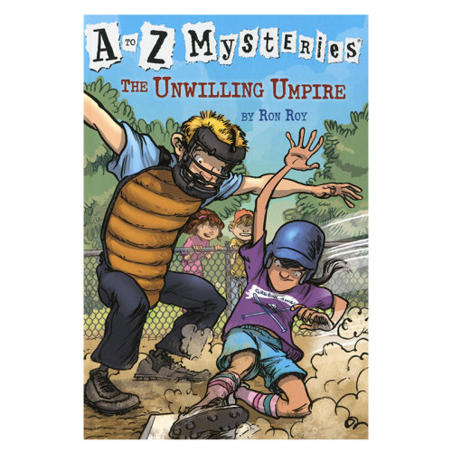 神秘案件21迫不得已的裁判 正版英文原版The Unwilling Umpire A to Z Mysteries小学初级章节书 神秘事件英文版 儿童侦探推理小说