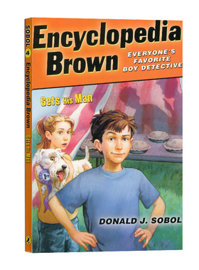 英文原版 Encyclopedia Brown: Gets His Man 百科全书小布朗