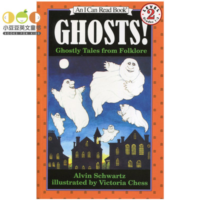 汪琣珽第四阶段书单 进口英文原版绘本 Ghosts!: Ghostly Tales from Folklore幼儿分级读物 儿童英语阅读故事书 幼儿园用书