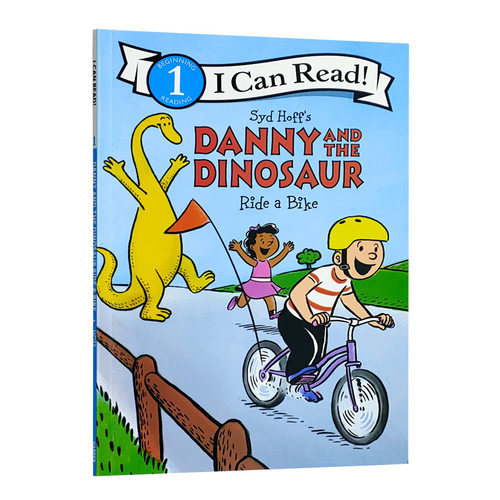 丹尼和恐龙英文原版平装纸板 Danny and the Dinosaur Ride a Bike骑自行车 英文童书绘本原版漫画书英文绘本