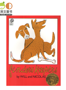 小豆豆英文童书 进口英文原版绘本 Finders Keepers 小机灵和小迷瞪 平装5-9岁凯迪克金奖作品 幼儿英语原版绘本 儿童英语故事书