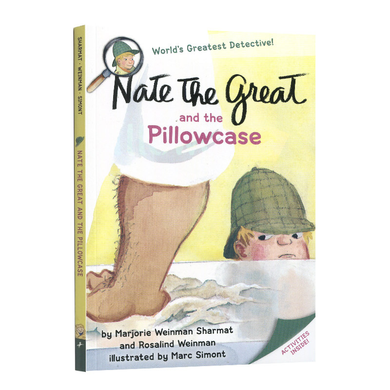 英文原版 Nate the Great and the Pillowcase 侦探内特：枕套谜案原版漫画书英文绘本