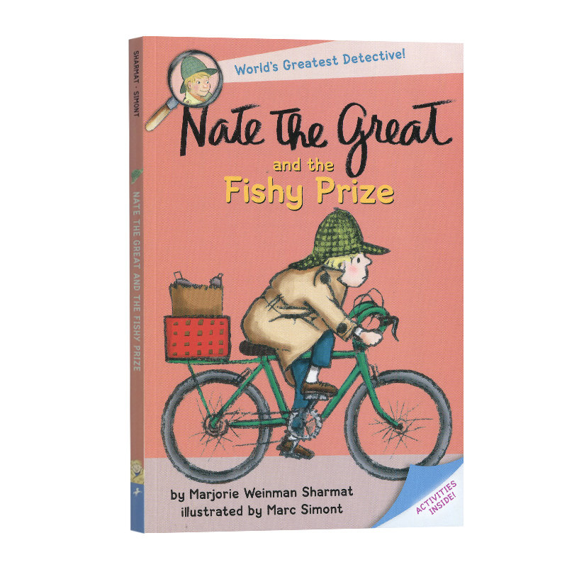 英文原版 Nate the Great and the Fishy Prize侦探内特和可疑的奖品原版漫画书英文绘本
