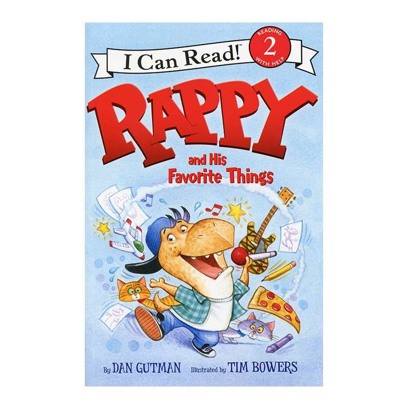 进口英文原版Rappy and His Favorite Things 拉皮和他喜欢的东西 4-8岁i can read 2阶 英语绘本 童书 分级读物二阶段 柯林斯出版