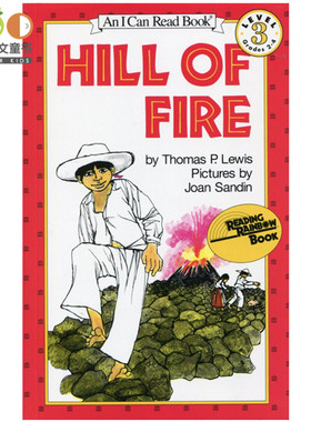 汪琣珽第四阶段书单 幼儿英文原版绘本Hill of Fire火之山 4-8岁I Can Read，Level 3幼儿英语故事书 女孩
