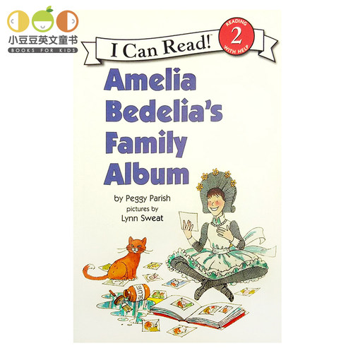 正版 英文原版绘本Amelia Bedelia's Family Album 4-8岁糊涂女佣i can read 2阶 幼儿童原版书 故事书原版漫画书英文绘本