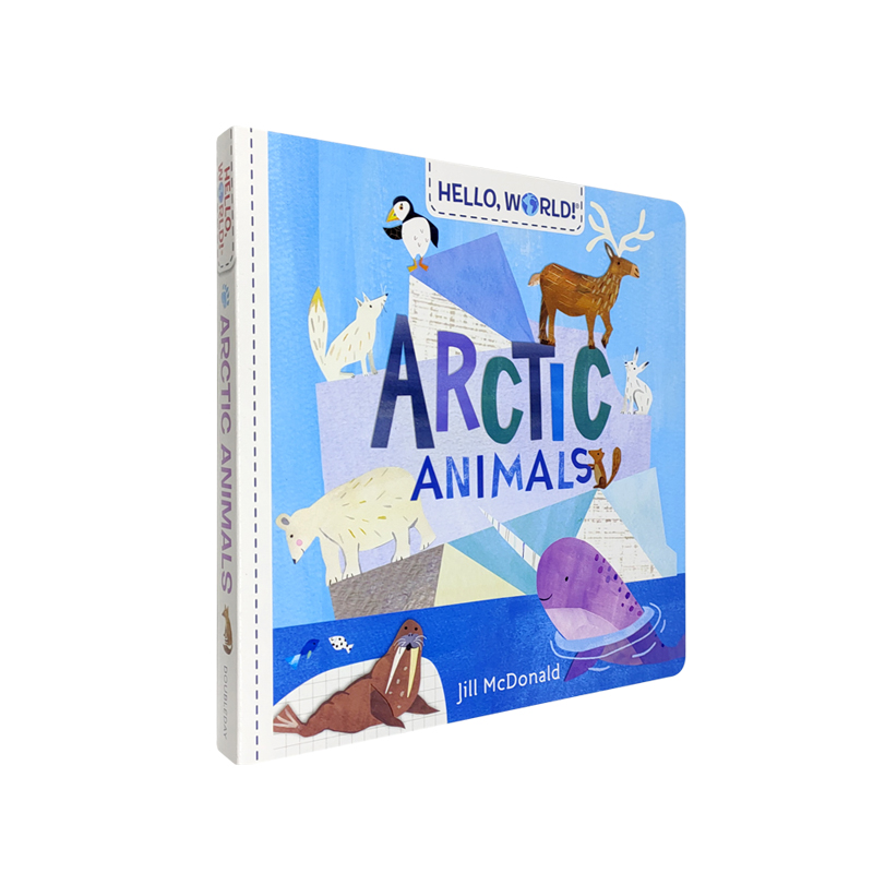 英文原版 你好，科学小世界！Hello, World! Arctic Animals 北极动物认知纸板书
