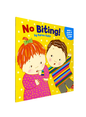 赠音频英文原版 不准咬人 No Biting! 早期启蒙绘本 儿童行为习惯学前培养平装书启蒙绘本