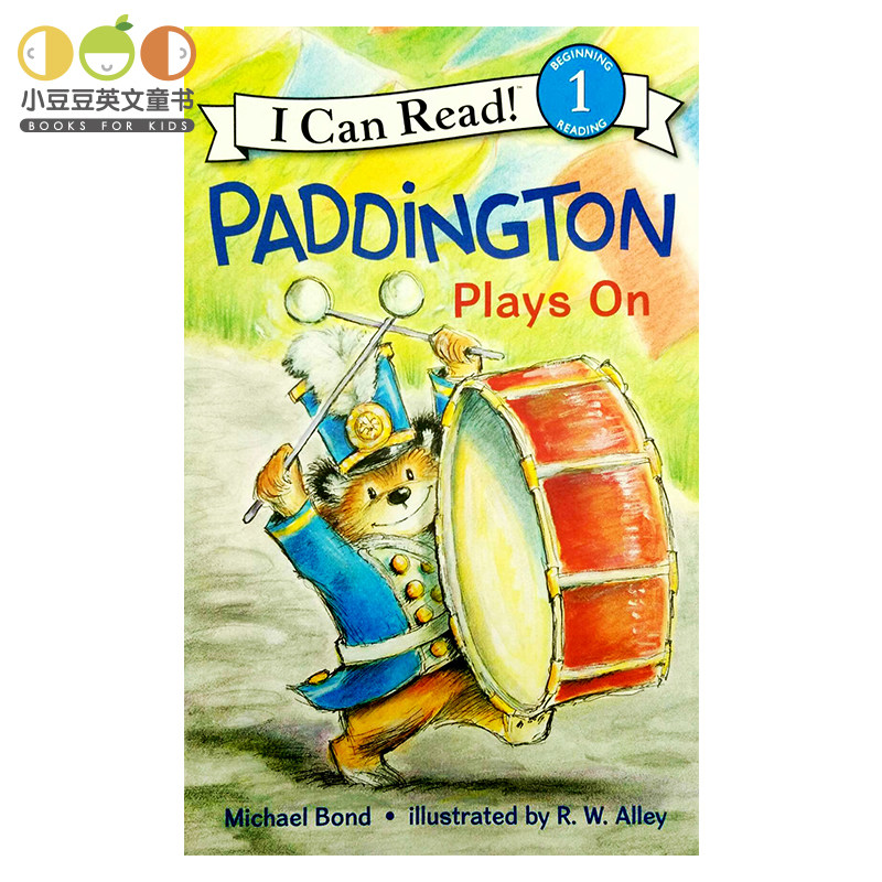 小豆豆英文童书 进口英文原版绘本 Paddington Plays On 帕丁顿熊4-8岁儿童英语阅读故事书 幼儿英语课外读物绘本书 分级阅读