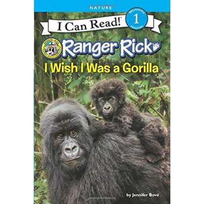 英文原版 Ranger Rick: I Wish I Was a Gorilla我希望我是一只大猩猩 4-8岁原版漫画书英文绘本