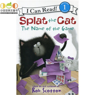 read the can Splat Name 啪嗒猫系列 Game 儿童英文原版 绘本 Cat 故事书 正版 游戏名i 1幼儿童书 The