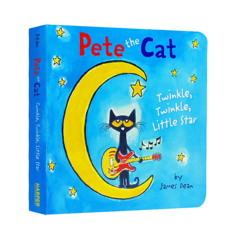 pete the cat: twinkle, twinkle, little star 幼儿童英语启蒙单词童