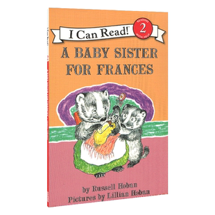 正版英文原版绘本 A Baby Sister for Frances 弗朗斯的小妹妹4-8 I can read 分级阅读2阶 幼儿童原版英语绘本书