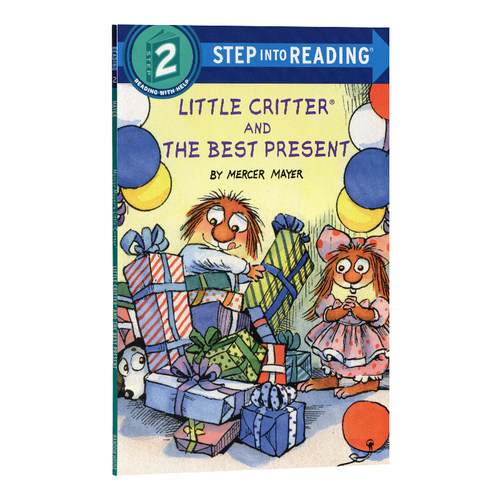 小毛人和完美礼物英文绘本 企鹅兰登二阶英文Little Critter and the Best Present原版漫画书英文绘本