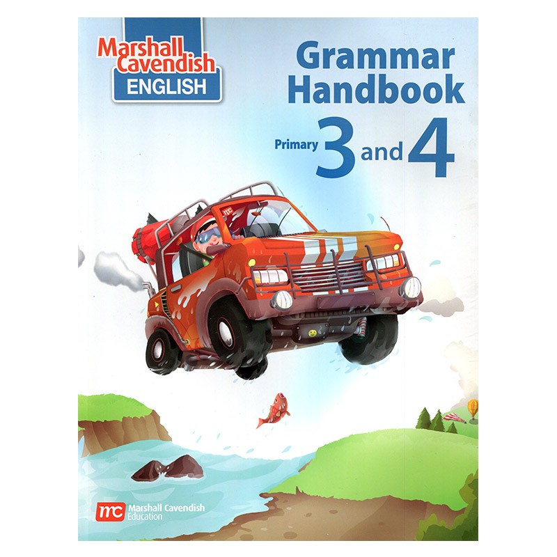 进口英文原版 新加坡小学英语语法手册3&4 Marshall Cavendish English Grammar Handbook 3and4启蒙教辅教材教科书幼儿童英文练习