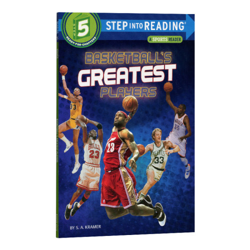 优秀的篮球运动员英文章节小说  企鹅兰登5阶英文原版 Basketball's Greatest Players原版漫画书英文绘本