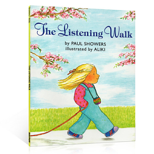 正版儿童英文原版绘本 The Listening Walk 边听边走  吴敏兰推荐英文书单 平装 4-8岁 幼儿原版英语绘本书 小豆豆英文童书