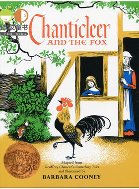 小豆豆英文童书 进口英文原版绘本 Chanticleer and the Fox  金嗓子公鸡和狐狸4-8岁幼儿英语课 吸声吊顶说客英语体验