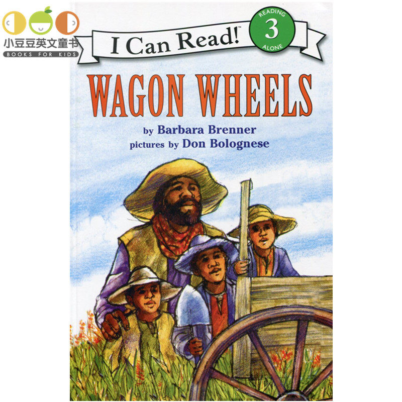 正版儿童英语绘本书wagon wheels 四轮马车 4-8岁i can read 3分级