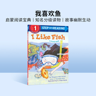 我喜欢鱼 兰登step into 英文原版 Fish reading1阶 凯迪克大奖 Like