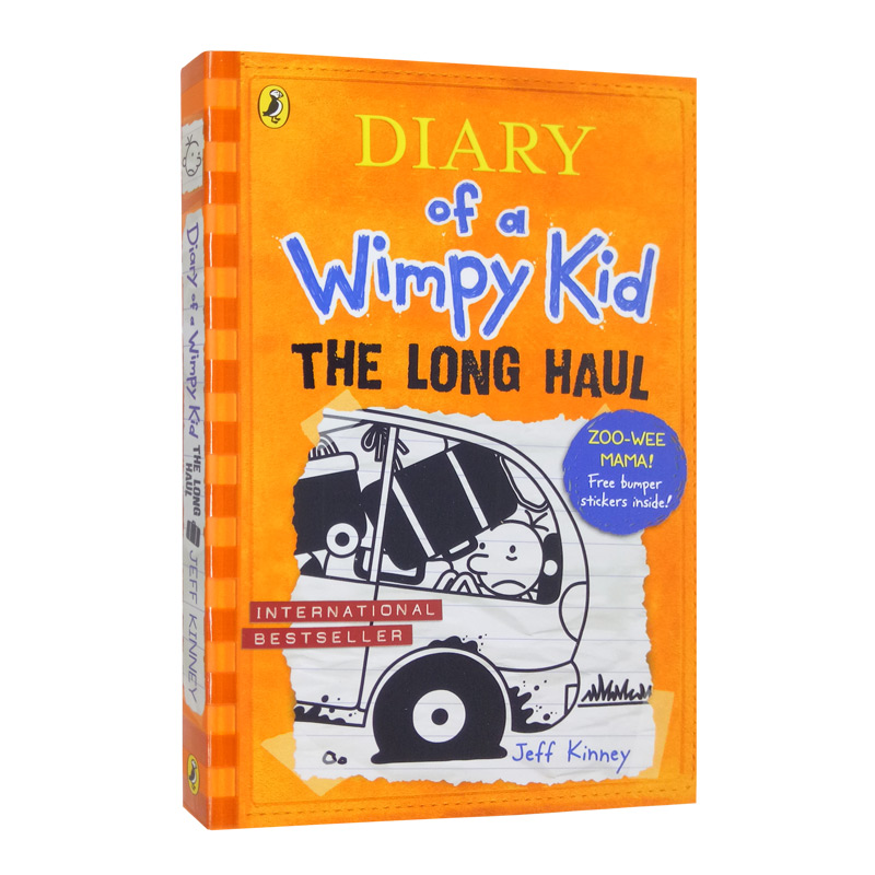 小屁孩日记英文原版平装 Diary of a Wimpy Kid: The Long Haul (Book 9)