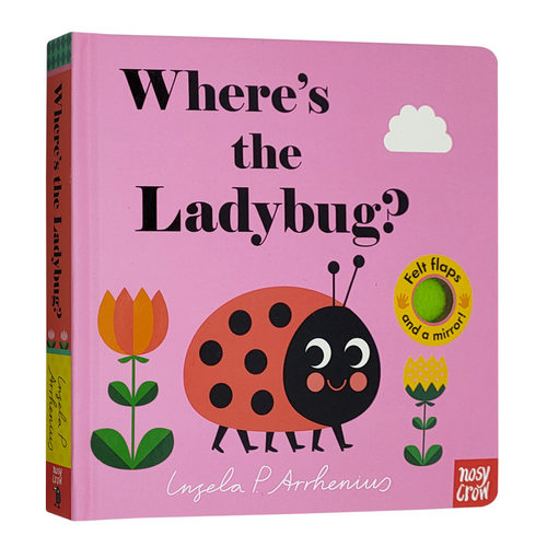 英文原版 Where's the Ladybug? 瓢虫在哪里？ 纸板书原版漫画书英文绘本