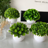 仿真花仿真绿植假花盆景客厅摆件书桌摆件办公桌装 饰玄关酒柜饰品