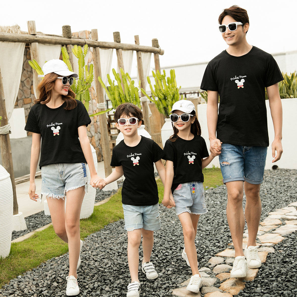 亲子装夏装2020年新款短袖t恤一家三口四口母子母女全家装幼儿园|ruв категории Женская одежда, футболка - от Buy2taobao.com для оказания профессиональной услуги покупки агента Taobao