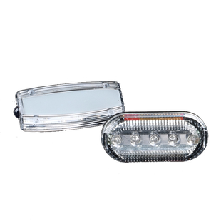 LED充电红蓝爆闪肩灯户外巡逻照明信号灯保安交通路政肩闪灯