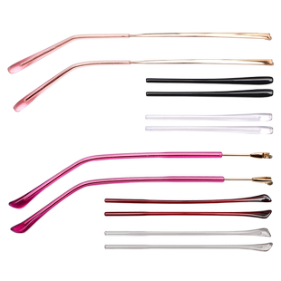 金属眼镜脚套眼镜腿细腿套眼睛防滑套配件圆孔皮胶套管防过敏磨耳