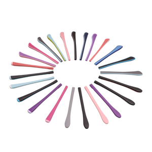 硅胶儿童眼镜腿脚套扁方孔口彩色软胶眼睛防滑套配件神器更换通用