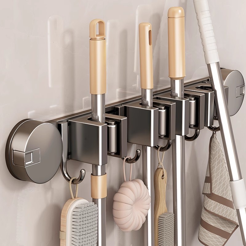 【掉落必赔】质保3年吸盘拖把夹