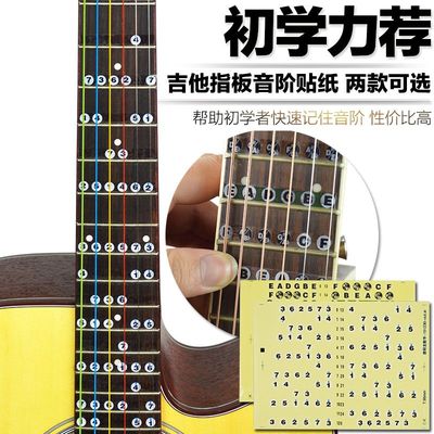 吉他指板音阶贴纸指法贴