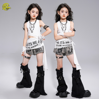 韩版女团打歌舞爵士舞演出服套装